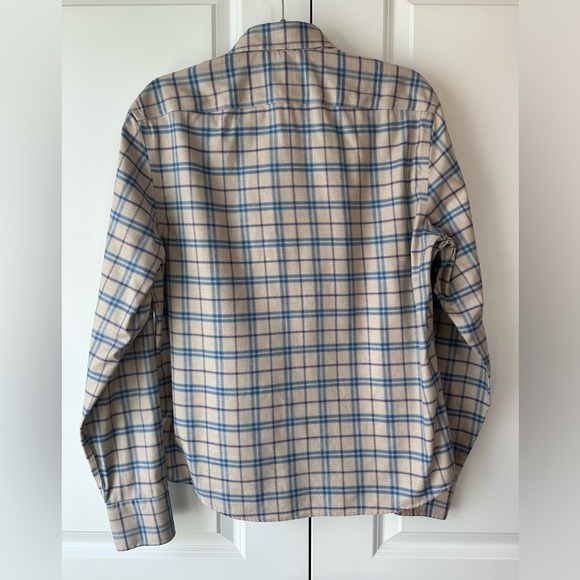 UNTUCKit Men’s Avesso Regular Fit Plaid Tan Button Down Shirt (Size S) - Picture 2 of 8